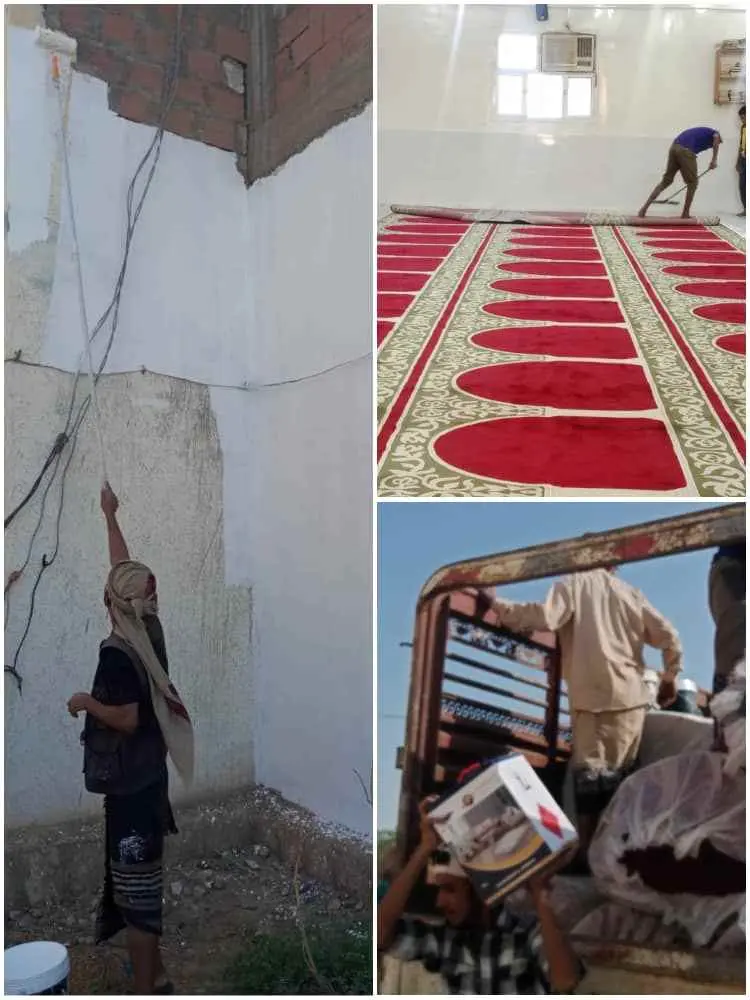 مكتب الأوقاف والإرشاد بخنفر يواصل جهوده في تأهيل بيوت الله