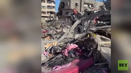 قطاع غزة.. آثار القصف الإسرائيلي على مخيم البريج